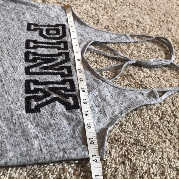 PINK | grey sequin tank - Picture 5 of 6